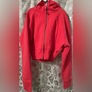 Lululemon Athletica Scuba Cropped Fully Zip Hoodie